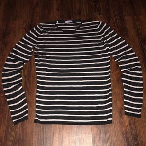 Selected Homme Fine Knit Striped Cotton Crewneck Sweater Medium NWOT